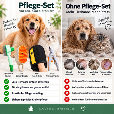 🐾 Komplett-Pflege für Hunde & Katzen
